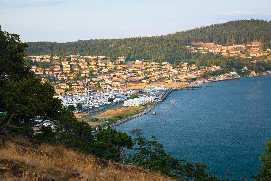 Anacortes Island Marina On Burrows Bay Photograph By Stacey Lynn Payne   Anacortes Island Marina On Burrows Bay Stacey Lynn Payne 