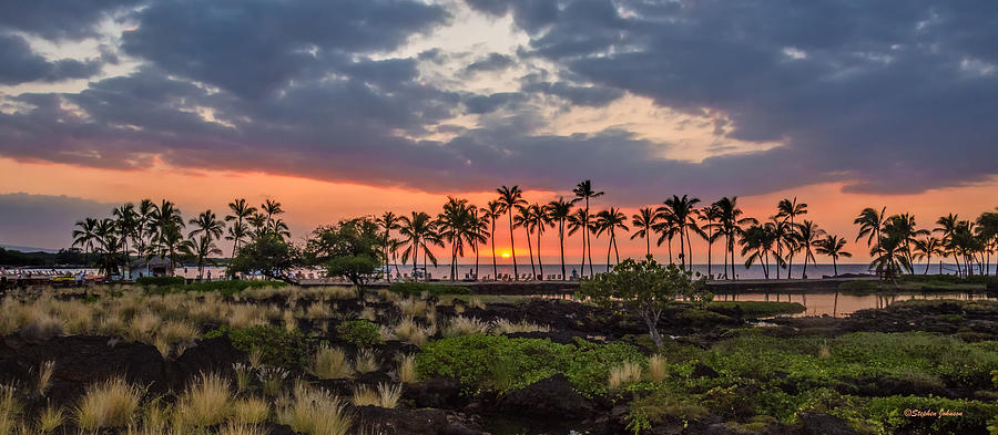 Anaehoomalu Bay Hawaii Photograph by Stephen Johnson