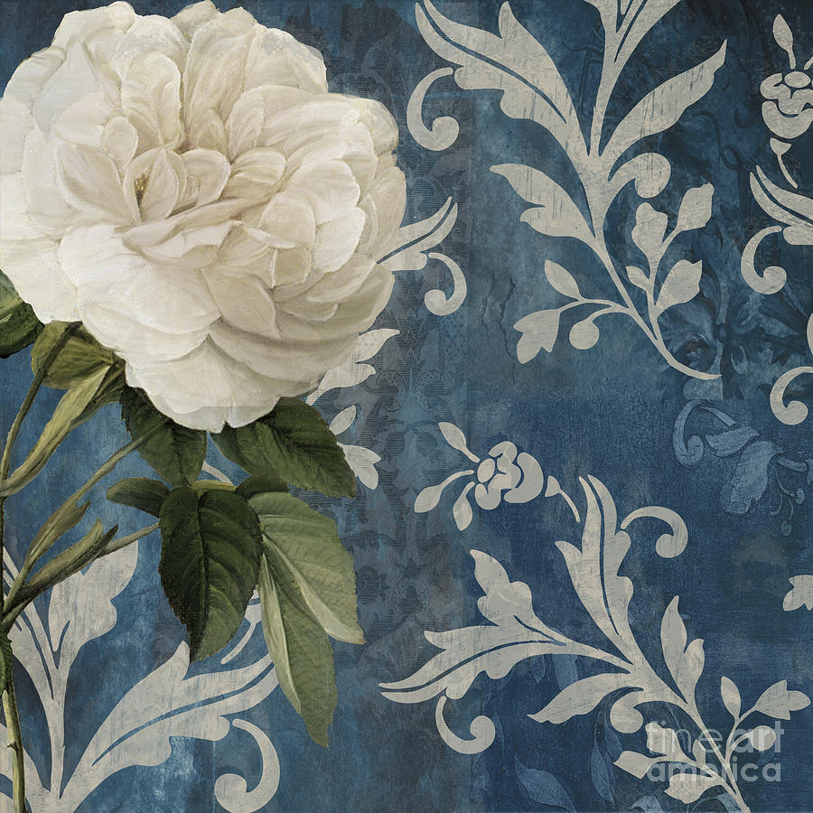 White Rose Painting - Anastasia by Mindy Sommers