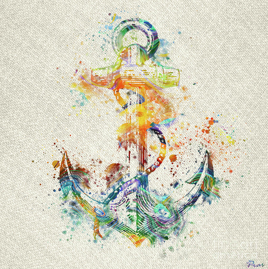 Anchor 7 - by Prar Digital Art by Prar K Arts - Fine Art America