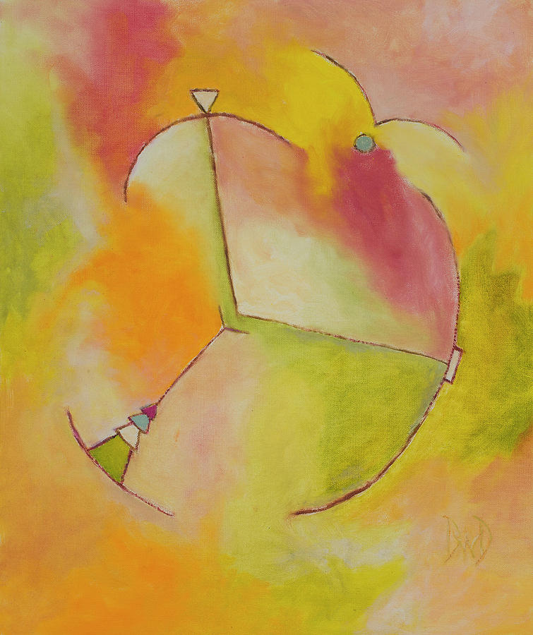 Geometric Abstracts Painting - Anchor Points 2 by David Douthat Geometric Abstracts Painting - Anchor Points 2 by David Douthat