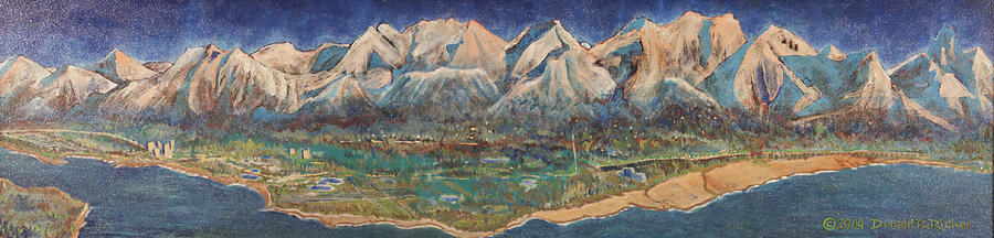 Anchorage Painting - Anchorage Bowl by Donald Ricker