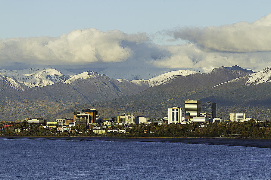 Anchorage Cityscape Photograph by Eclectic Edge Photography Kevin and ...