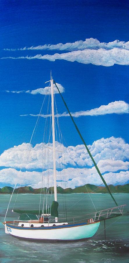 Anchored Painting by Tony Rodriguez