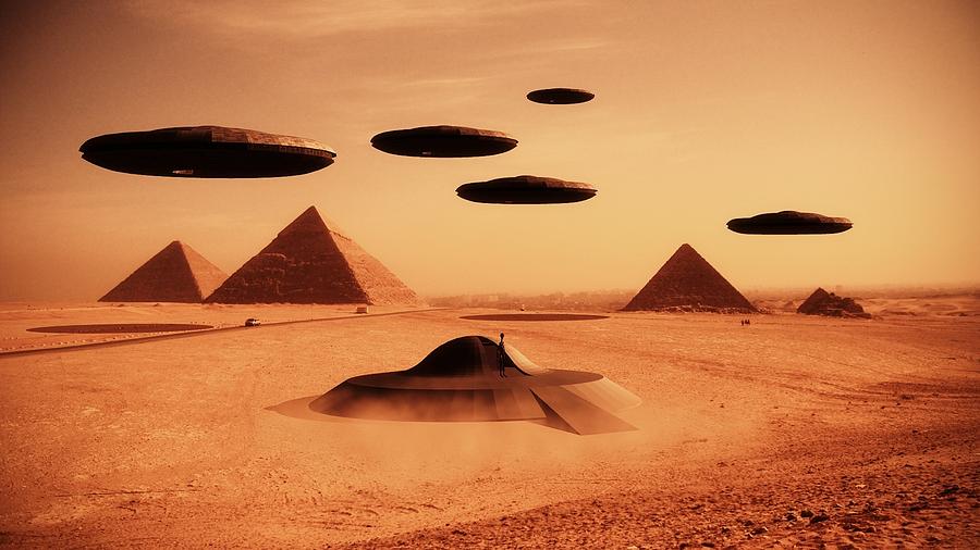 Ancient Aliens by Raphael Terra Photograph by Esoterica Art Agency