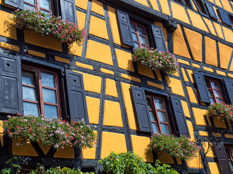 Ancient Alsace Auberge Photograph by Gary Karlsen
