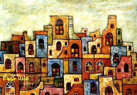 Ancient arabic city 3 Painting by Adel Jarbou