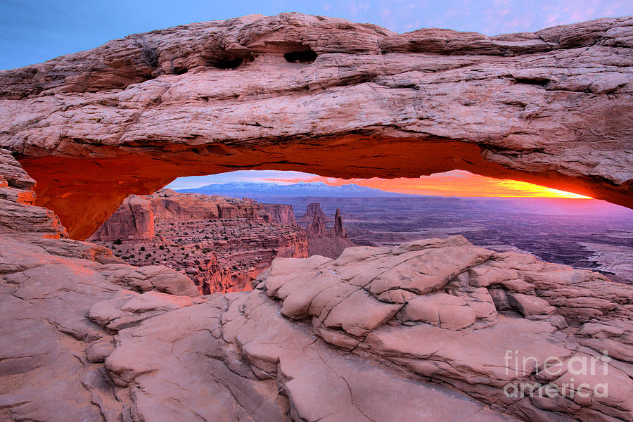 Ancient Arch Sunrise Photograph by Adam Jewell