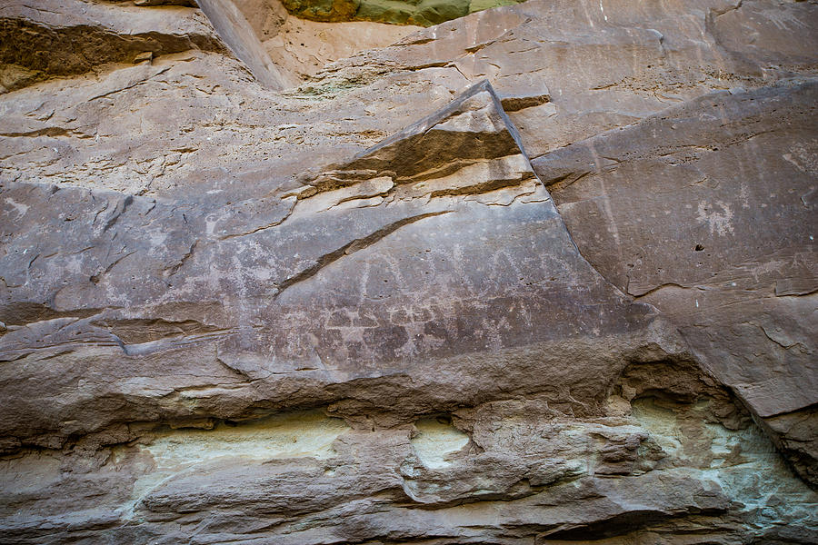 Ancient Art Indian Petroglyphs Photograph by Matthew Lit