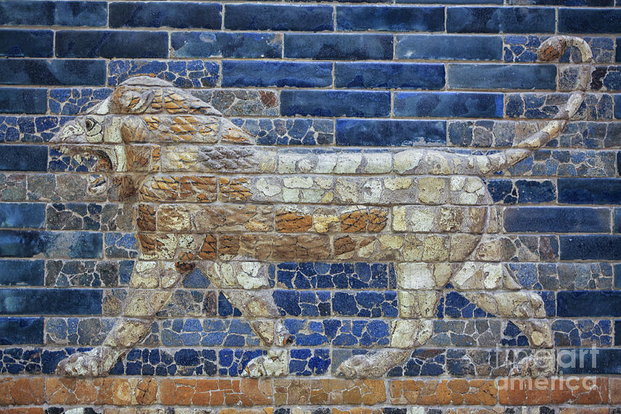 Berlin Photograph - Ancient Babylon lion by Patricia Hofmeester