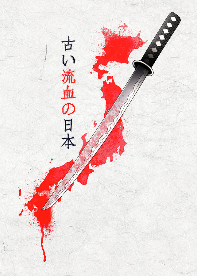 ancient bloody Japan w Digital Art by Filippo B Fine Art America