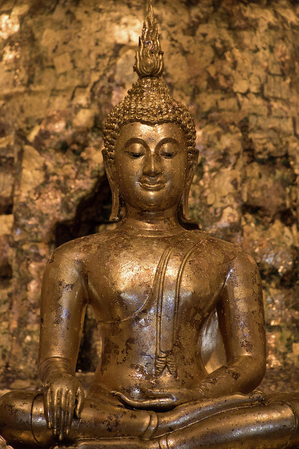 Ancient Buddha Statue Photograph by MXW Photo - Pixels