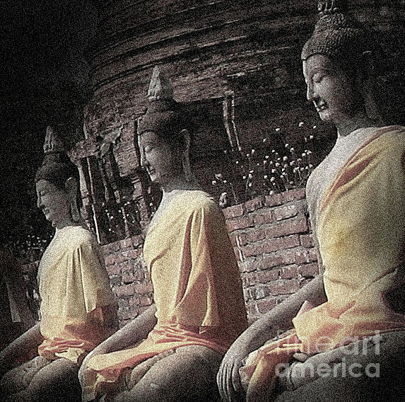 Ancient Buddha Statues Photograph by Eena Bo