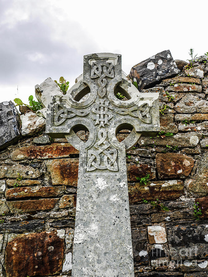 Ancient Celtic Cross Photograph by Lexa Harpell