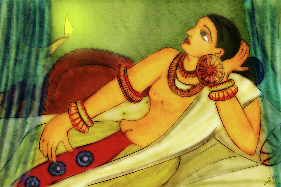 Ancient Ceylon Royal Lady Digital Art by Shakila Malavige