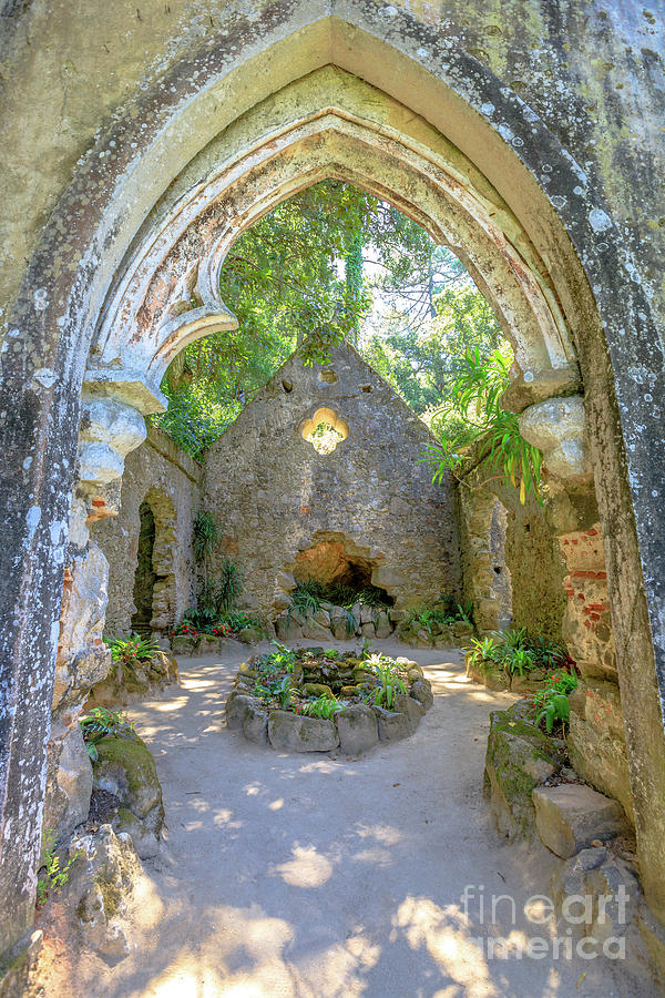 Ancient chapel Sintra Photograph by Benny Marty