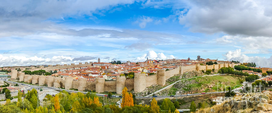 Ancient city of Avila, Castilla y Leon, Spain Photograph by JR Photography