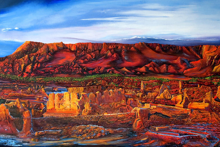 Ancient City Painting by Terry R MacDonald