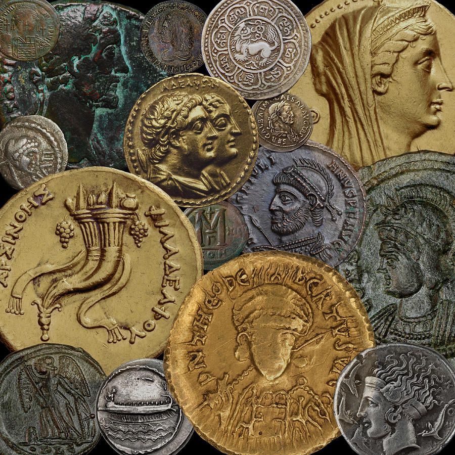 Ancient Coins 5 Photograph by Andrew Fare