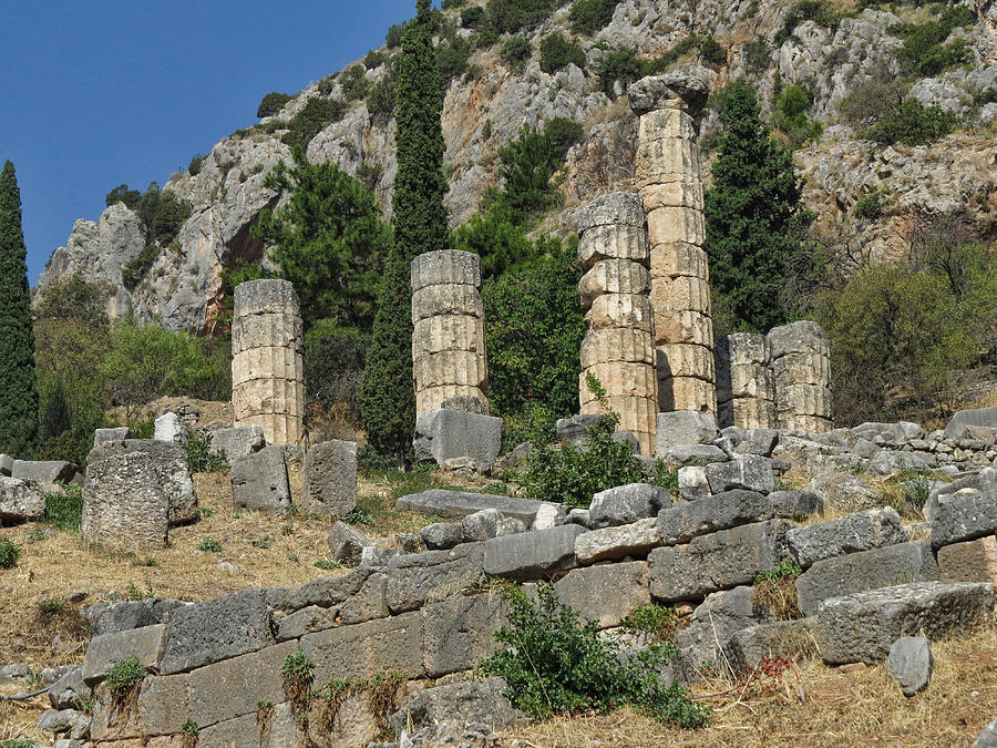 Ancient Delphi Photograph by Helaine Cummins