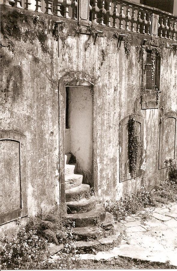 Black And White Photograph - Ancient Door Way by Patricia Bigelow