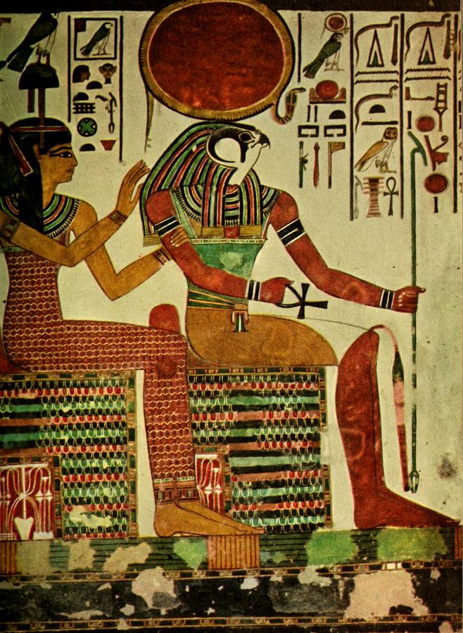 egyptian wall paintings