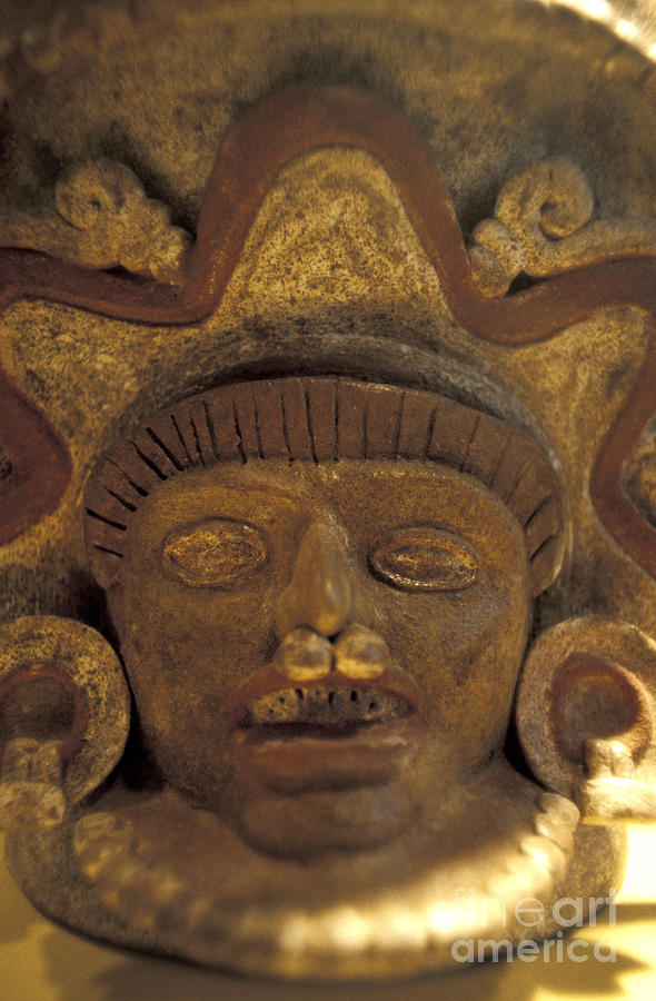ANCIENT FACE El Salvador Photograph by John  Mitchell