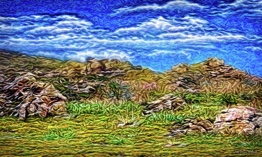 Ancient Hills Digital Art by Joel Bruce Wallach