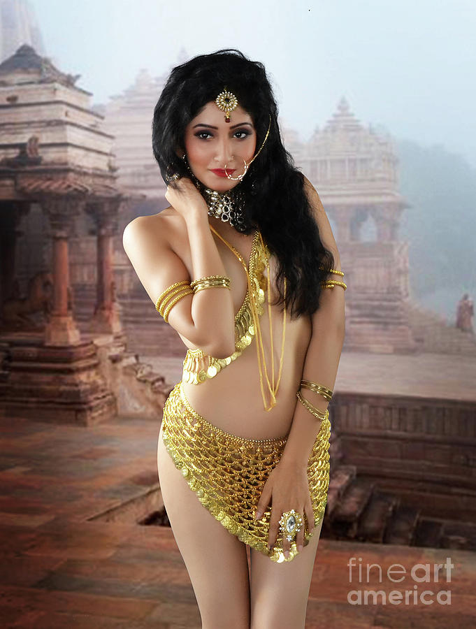 Ancient Indian Beauty Photograph By Prasenjit Sanyal 6403