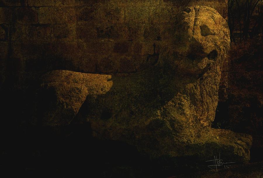 Ancient Lion in Cyprus Photograph by Jim Vance