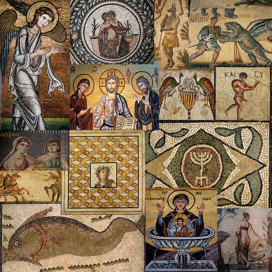 Ancient Mosaics 1 Photograph by Andrew Fare