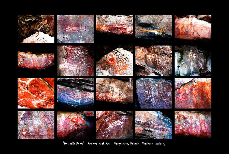 Ancient Rock Art - Nourlangie, Kakadu National Park Photograph by Lexa Harpell