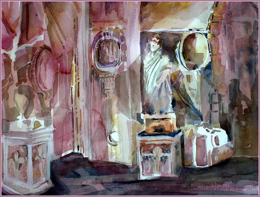 Ancient Roman Forum Interior Painting by Mindy Newman