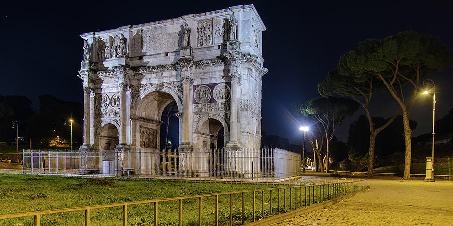 Ancient Rome. Arch of Constantine. Photograph by Nicola Simeoni - Fine ...