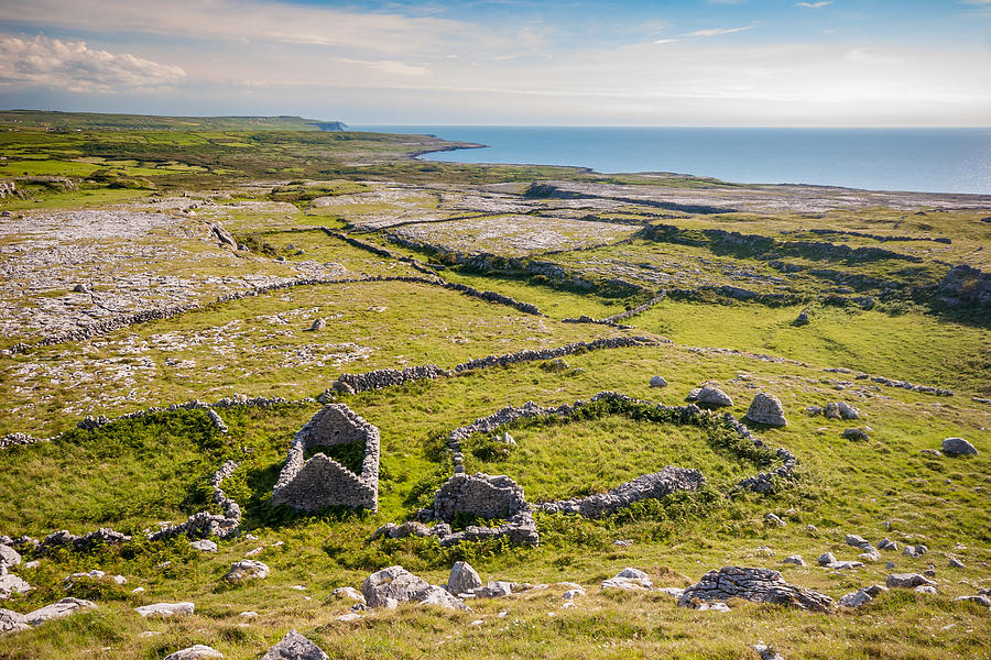 Ancient settlement in the Burren Photograph by Pierre Leclerc Photography