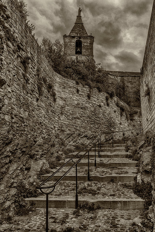 Ancient Stairs Near Notre Dame la Major Church Arles France_DSC5644_16  Photograph by Greg Kluempers