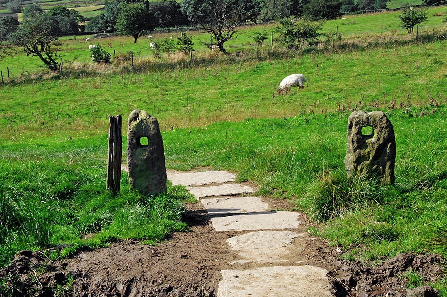 Ancient Stone Gate Posts - Upper Booth Photograph