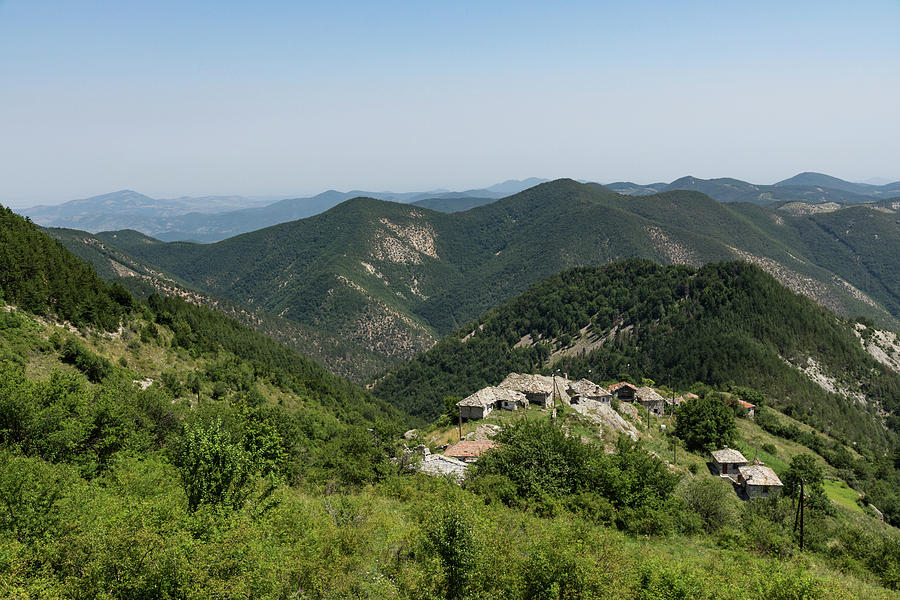 Ancient Stone Village in the Mountains Photograph by Georgia Mizuleva