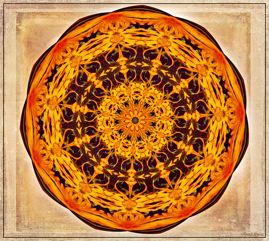 Ancient Sun Kaleidoscope Photograph by Anna Louise