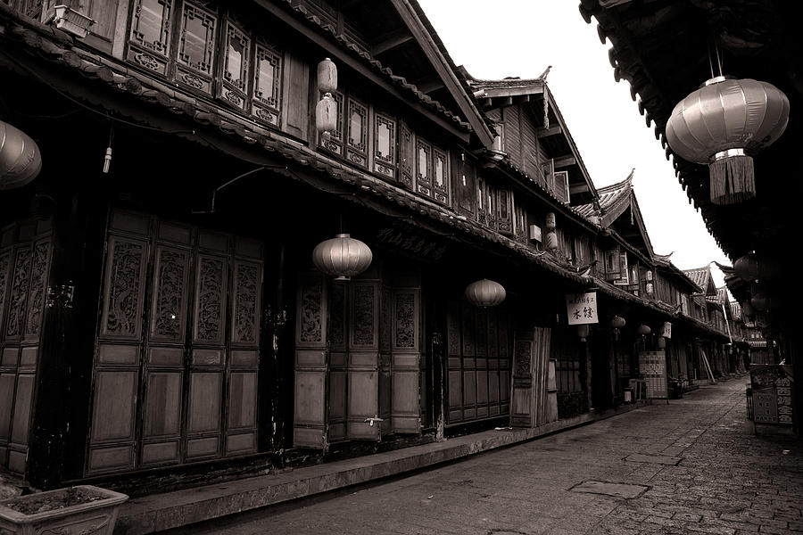 Ancient Town In The Evening Photograph by Jeff Kwok - Fine Art America