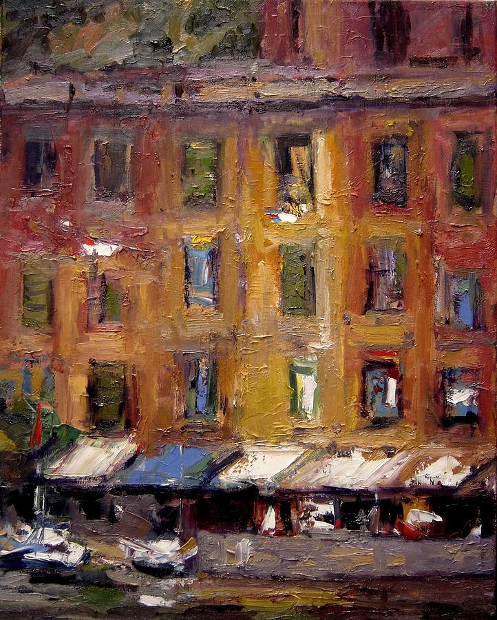 Portofino Painting - Ancient windows X by R W Goetting