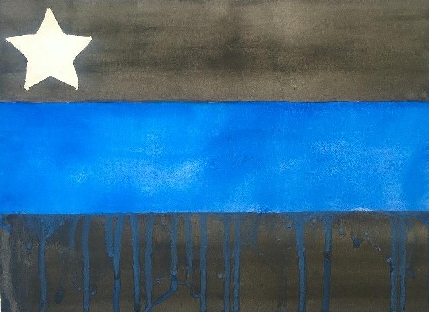 And Dallas Cried Painting by Mark C Jackson