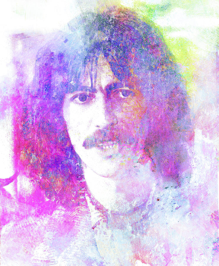 George Harrison Mixed Media - And I Say by Mal Bray