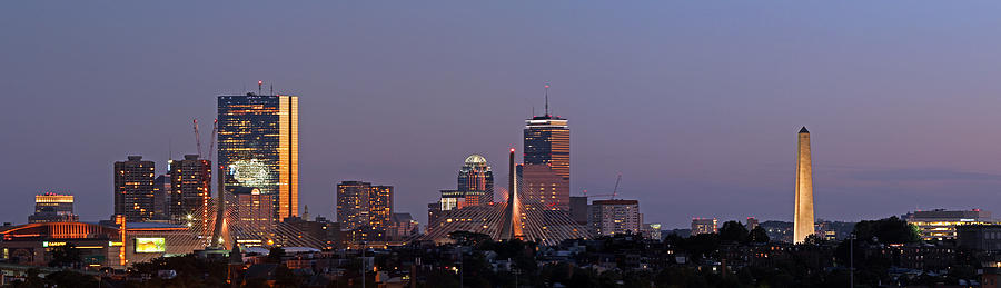 Boston Skyline Photograph - And When You Shine by Juergen Roth
