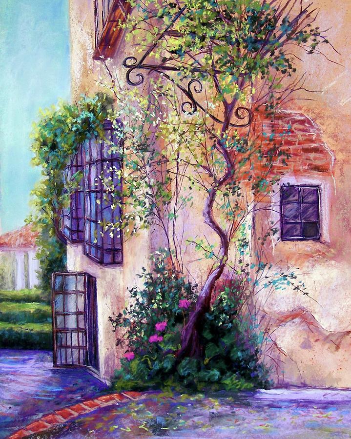 Andalucian Garden Pastel by Candy Mayer
