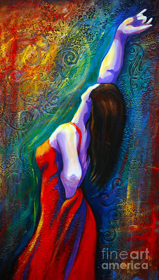 Flamenco Painting - Andalulcia by Claudia Fuenzalida Johns