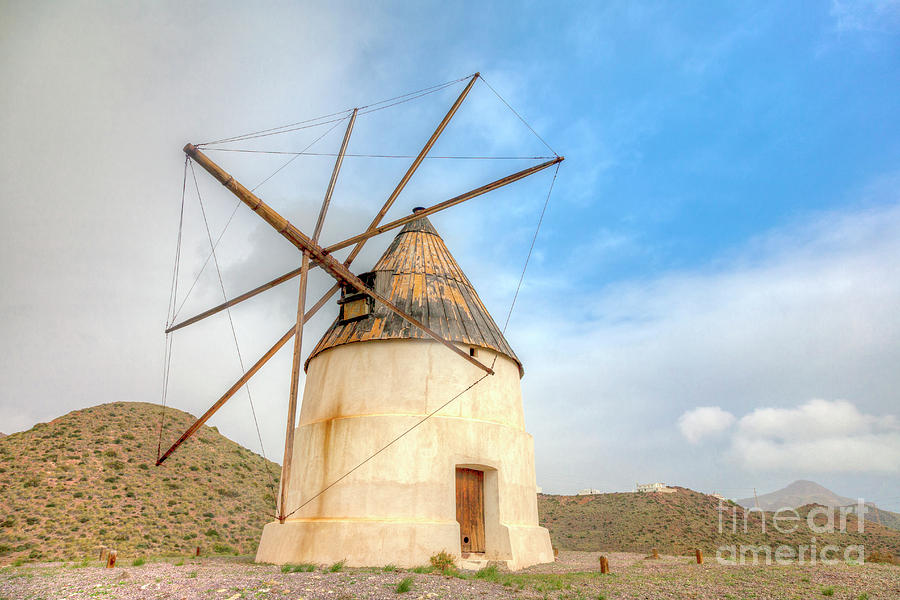 Andalusian Windmill Photograph by Heiko Koehrer-Wagner