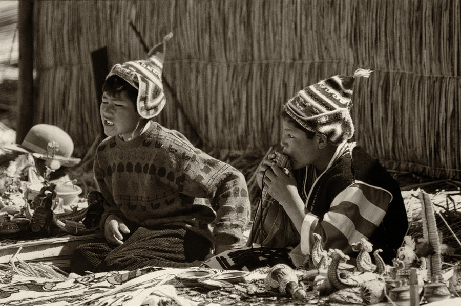 Andean Kids Photograph by Amarildo Correa