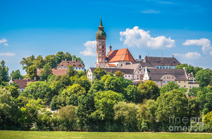 Andechs Abbey In Summer, Bavaria, Germany Photograph