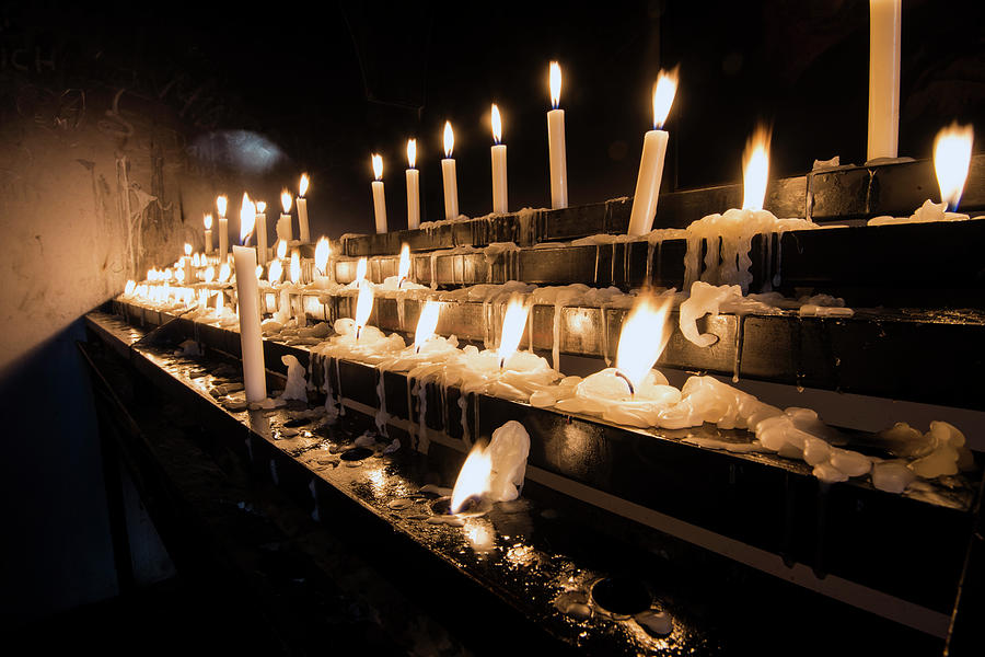 Andechs Prayer Candles Photograph by Matt Swinden